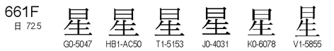 U+661F